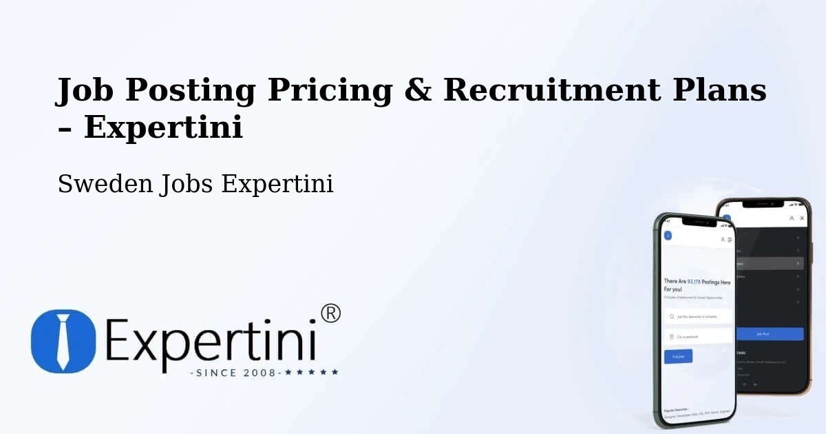 Job Posting Pricing & Recruitment Plans – Malmö - Malmö, Sweden Jobs Expertini