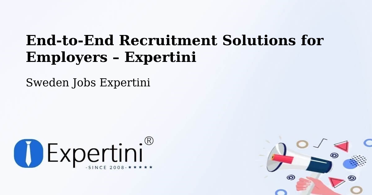 Recruitment Solutions for Employers – Malmö - Malmö, Sweden Jobs Expertini