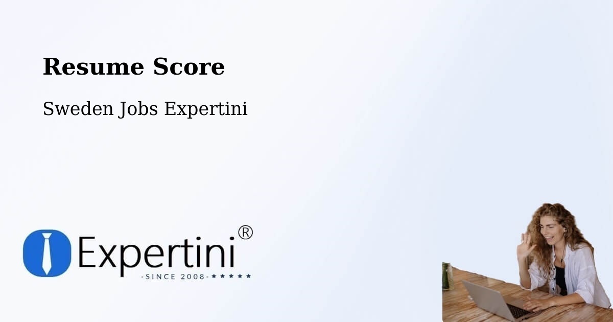 Resume Score & Job Description Match Tool – Malmö - Sweden Jobs Expertini